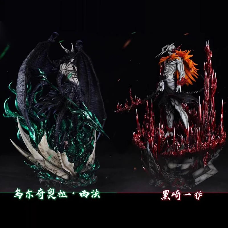 2025 New Bleach Anime Figure Kurosaki Ichigo Ulquiorra Cifer Figures 1:1 Figurine Collection Desktop Models Toys Christmas Gifts