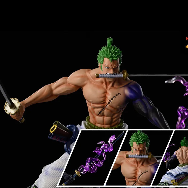 Нова 20 см One Piece аниме фигурка GK Roronoa Zoro екшън фигурка PVC колекция анимационен модел кукла подарък играчки декорация