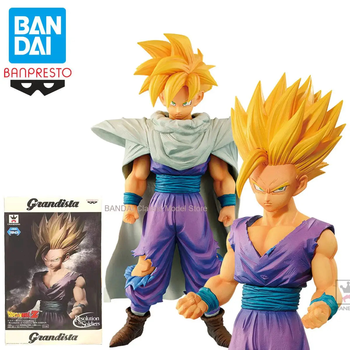 100% Original in Stock Bandai Spirits BANPRESTO Grandista Dragon Ball Z Son Gohan SSJ2 Collection Series Anime Figure Model Toys