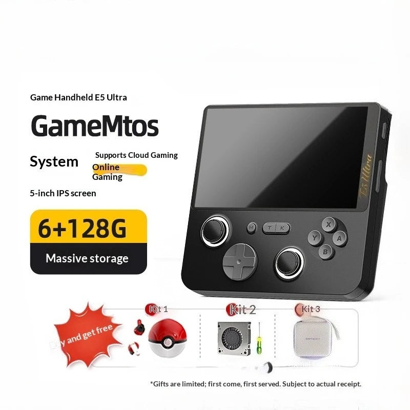GAMEMT E5 Ultra Game Console 5" 1280*720 60Hz IPS Touch Screen 5000mAh Hall-Effect Joystick Portable Android Handheld Consoles