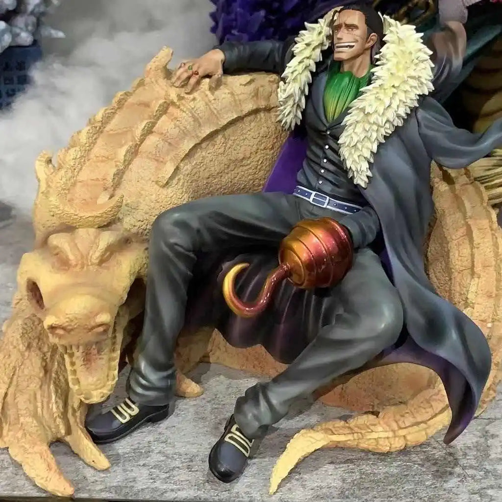 VAH One Piece Sir Crocodile Customized MR.0 MR 0 Crocodile Variable Action Héroes Overcoat Anime Figure Model Toy In Stock