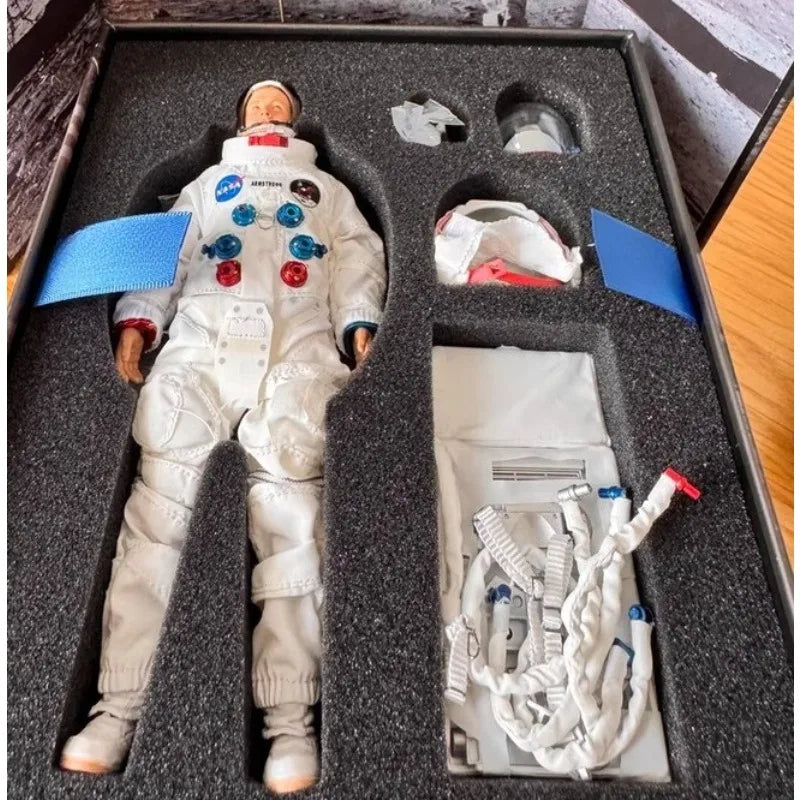 In Stock DID 1/12 Scale Toys American Moon Landing Astronaut Action Figure 6-inch Male Soldier Full Set Collection Model