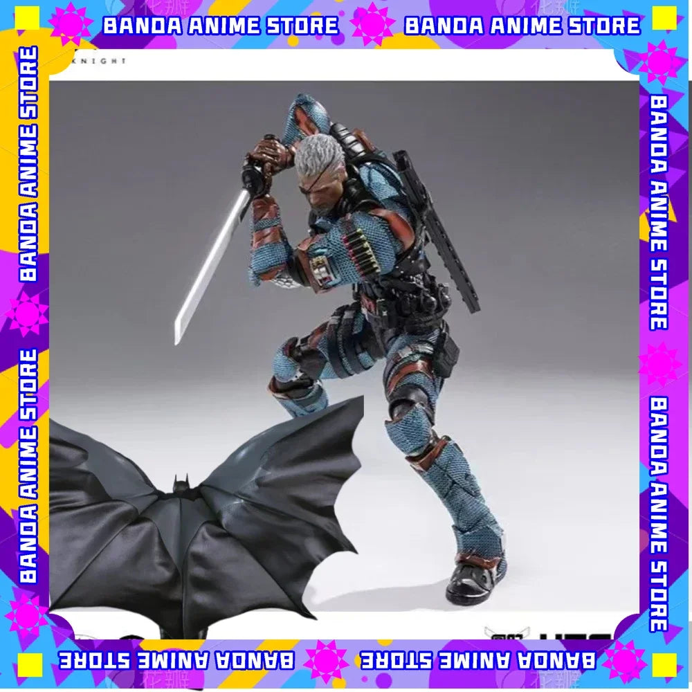In stock LPZZ  DC Toys 1/12 Arkham Knight Figure Deathstroke and Batman Action Figures Finegures Batman Multiverse Superman Gift