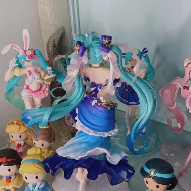 In Stock Genuine Hatsune Miku Artist Masterpiece Fairy Tale Princess Series Little Mermaid Anime Figure Model Toys Gift