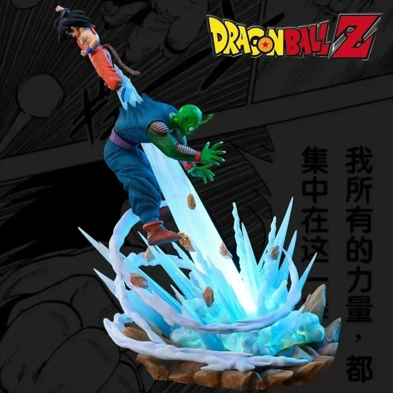 22 см Dragon Ball Z Son Goku Фигура Goku срещу Piccolo Серия Екшън Фигура Батална Сцена PVC Декорация Модел Колекционерски Играчки Подаръци