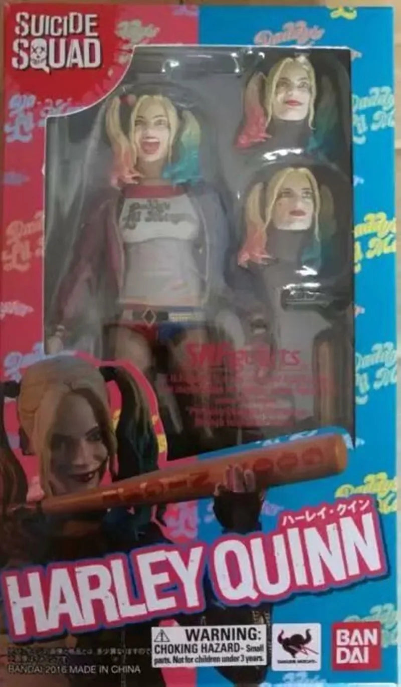 New Movie Suicide Squad Harley Quinn Joint mobility Action Figures PVC Model Statue Toys doll Desk Decor Collection Gifts boxed