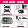 Retro U99 PRO Game Console 500GB Gaming HDD Window+Batocera 3865U 70000+Games For Wii PS2 XBOX PSP GameCube N64 Wireless handle
