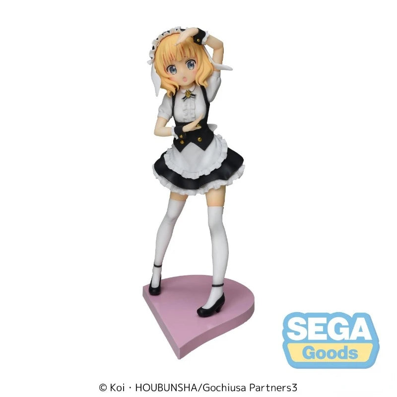 SEGA Genuine Is The Order A Rabbit? Anime Figure Kafuu Chino Kirima Syaro Hoto Kokoa Action Toys for Kids Gift Collectible Model