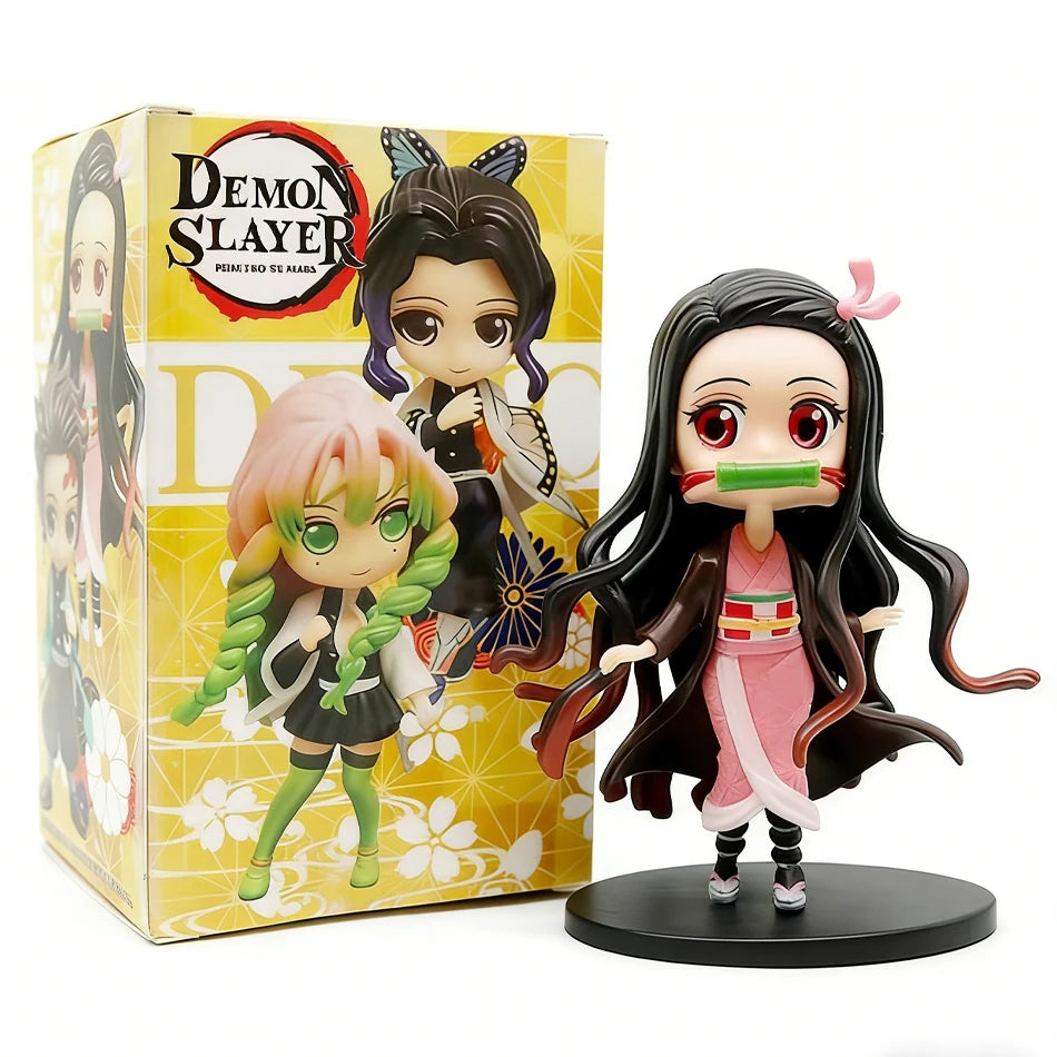 Demon Slayer Action Figurine - Kimetsu No Yaiba Kamado Tanjirou Nezuko Agatsuma Zenitsu PVC Model Doll Anime Collectible Toys