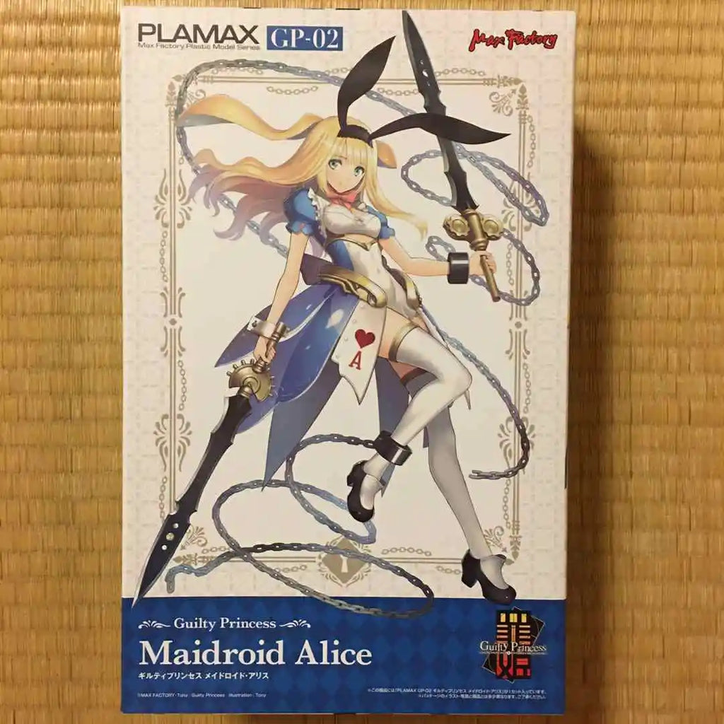 original Mobile Suit Girl Action Figure Plamax Guilty Princess Maidroid Alice Movable Model Anime Action Figure Toys
