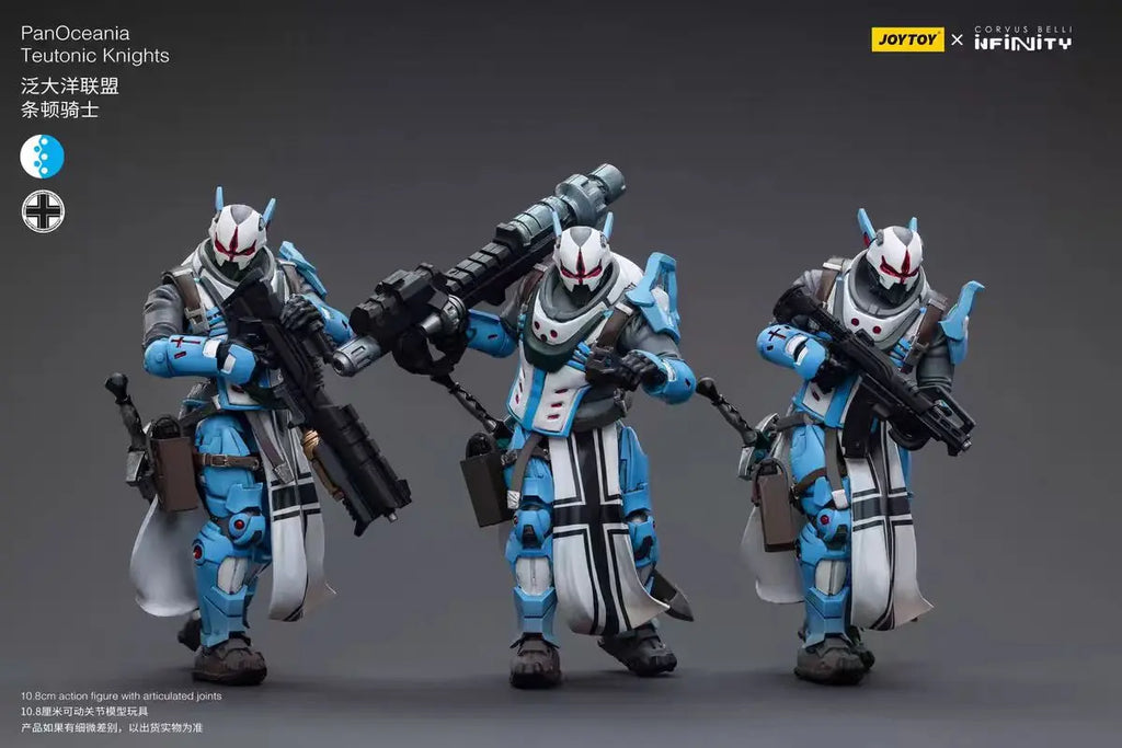 【In Stock】JOYTOY Infinity PanOceania Teutonic Knights 1/18 Action Figure with Articulated Joints
