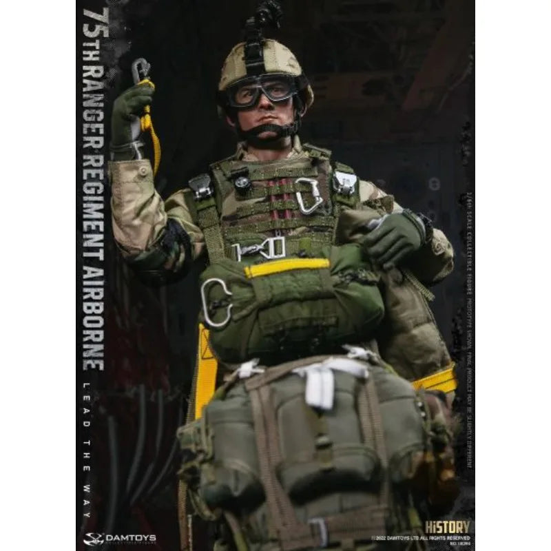 DAMTOYS Original NO1/6NO.78094 US Army 75th Cavalry Regiment Airborne Troops Finished Product Mobile Soldier Model Toy Gift