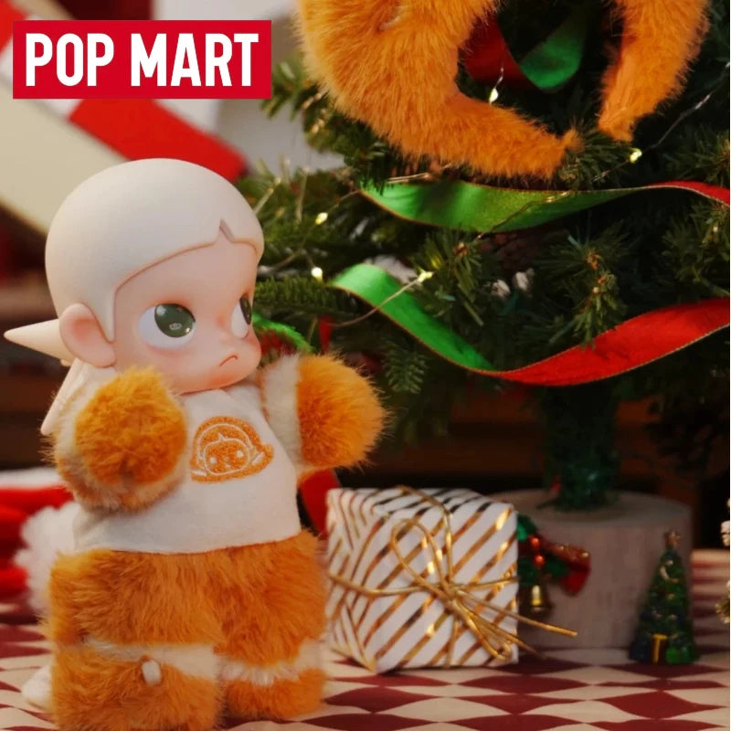 New Genuine POPMART Zsiga Gingerbread Man 1/8 Action Figure toy Kawaii Doll Desktop Decoration Model Christmas Gifts For Family
