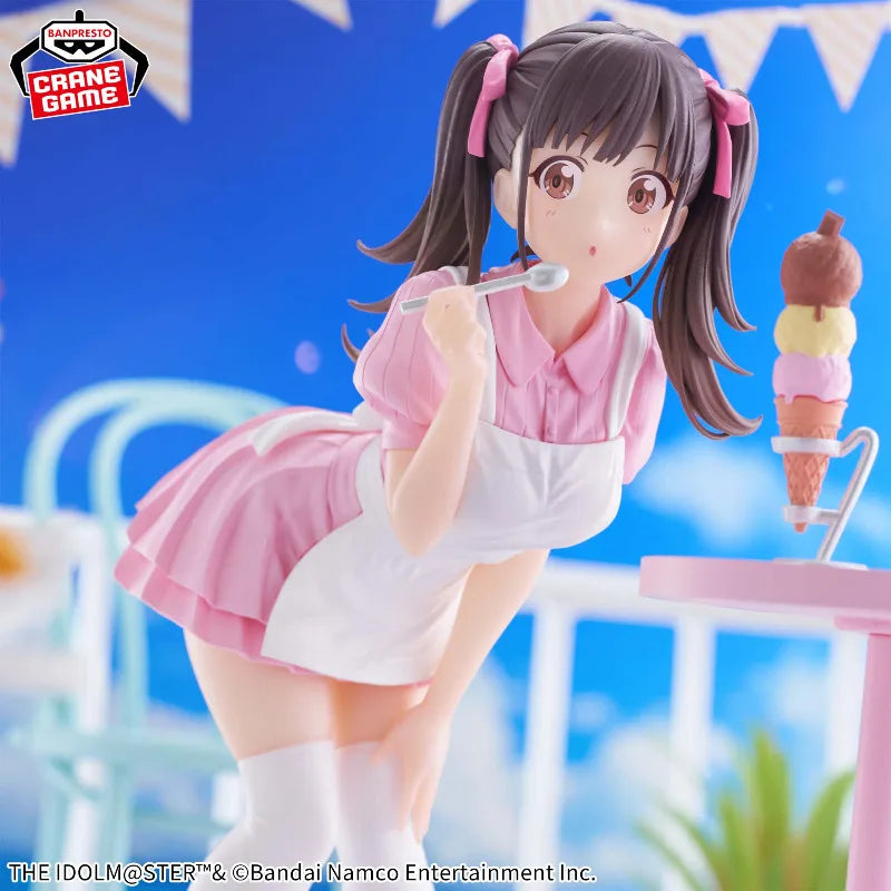 In stock Original Anime THE IDOLM@STER SHINY COLORS ESPRESTO-Sweetest pose-CHIYOKO SONODA Action Figure PVC Model Toys