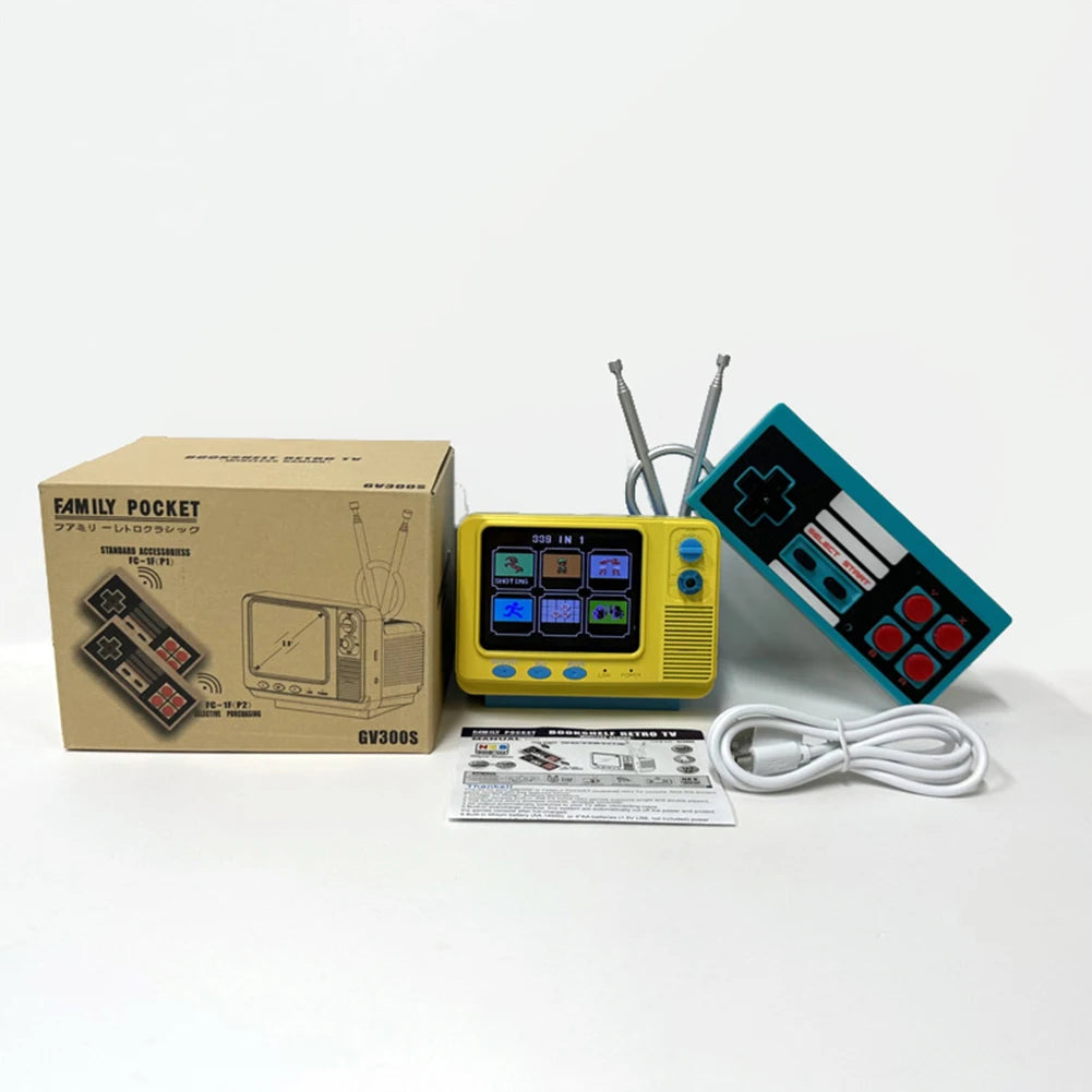 Retro Game Console Mini Portable Video Game Player 3.0 inch Large Screen Handheld Game System