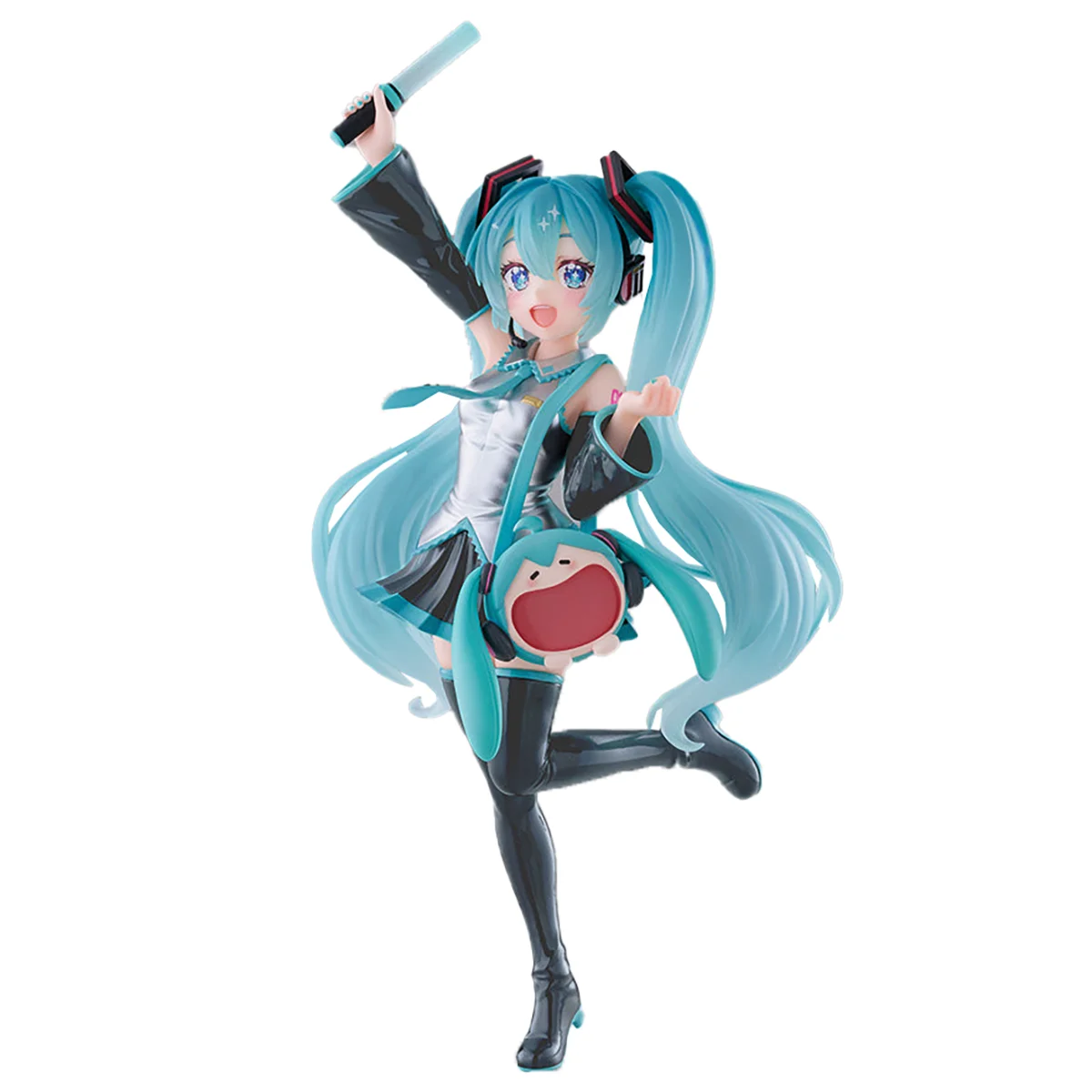 100% Original FuRyu Tenitol Piapro Characters Hatsune Miku Very Happy Ita Bag Ver. Mini Garage Kit Collection Series Model Toys