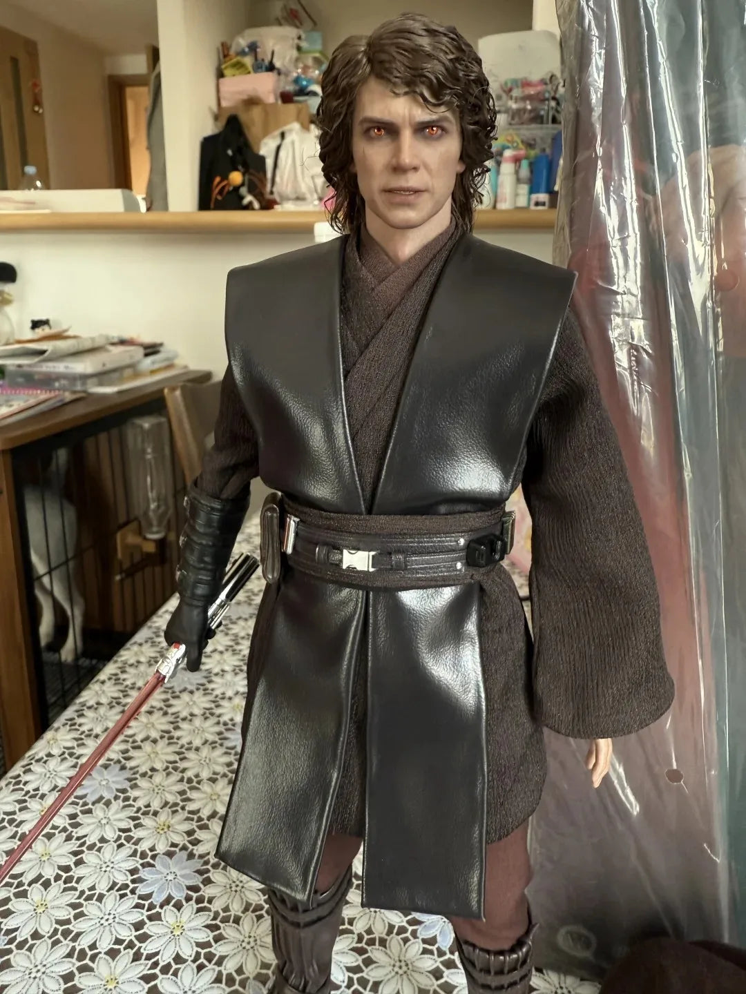 1/6 Hot Toys Enchanted Anakin DX47AE Action Figures Hottoys Star Wars Ht Skywalker Sith Apprentice DX47AE Transplant Toys Gift