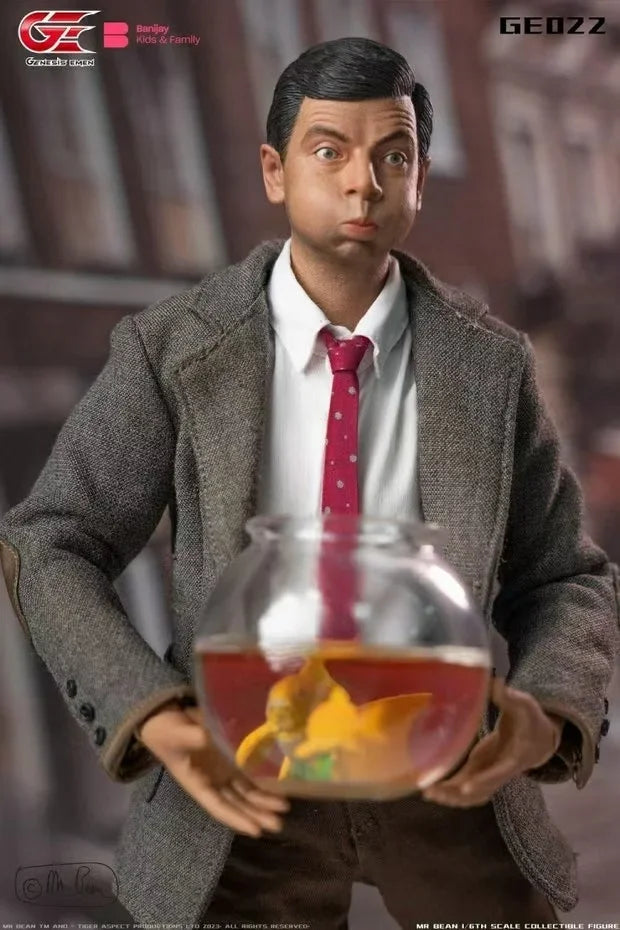 In Stock Original Genesis Emen GE022 Famous British Comedian Mr.Bean Rowan Atkinson Full Set Action Figures Toys Models Collect