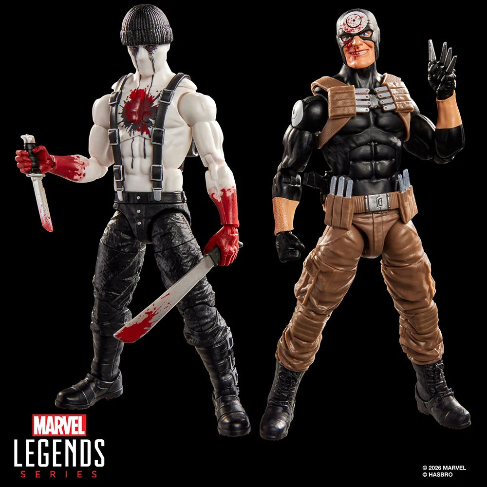 Hasbro Marvel Legends Series Bullseye (Daredevil) and Marvel’s Muse 15cm Action Figure Collection Original Model Toy Gifts