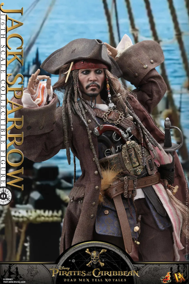In Stock Hottoys Ht 1/6 Dx15 Pirates Of The Caribbean:Dead Men Tell No Tales Jack 12''Action Figures Collectable Model Toy Gifts
