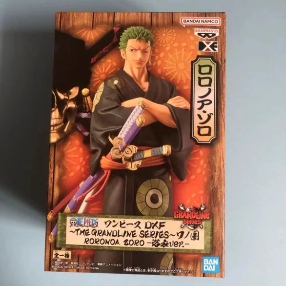 Bandai Auf Lager BANPRESTO DXF One Piece Monkey D. Luffy Roronoa Zoro Sanji Yukata Anime Actionfigur Spielzeug Geschenk Modell Sammlung