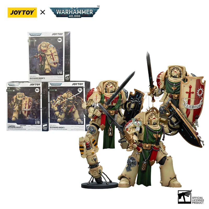 JOYTOY 1/18 Action Figure 40K Dark Angels Deathwing Knight Anime Model Toy Gift
