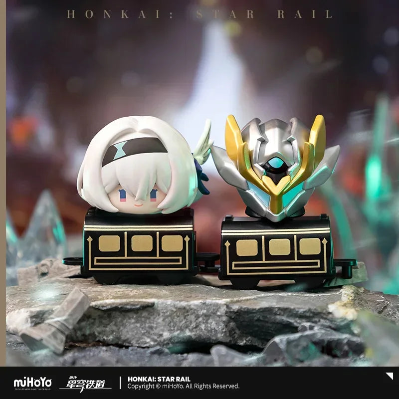 Honkai Star Rail Action Figures Stacking toys March 7th Aventurine Firefly Dr. Ratio Argenti Model q-version Figures Original