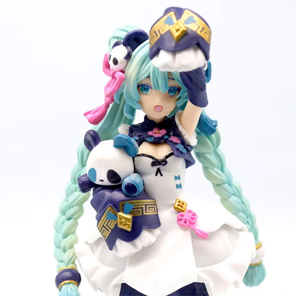 18cm Cinnamoroll Piapro Panda Hatsune Miku Girls Toys Anime Figure Toys Anime Game PVC Action Figure Collectible Dolls Model