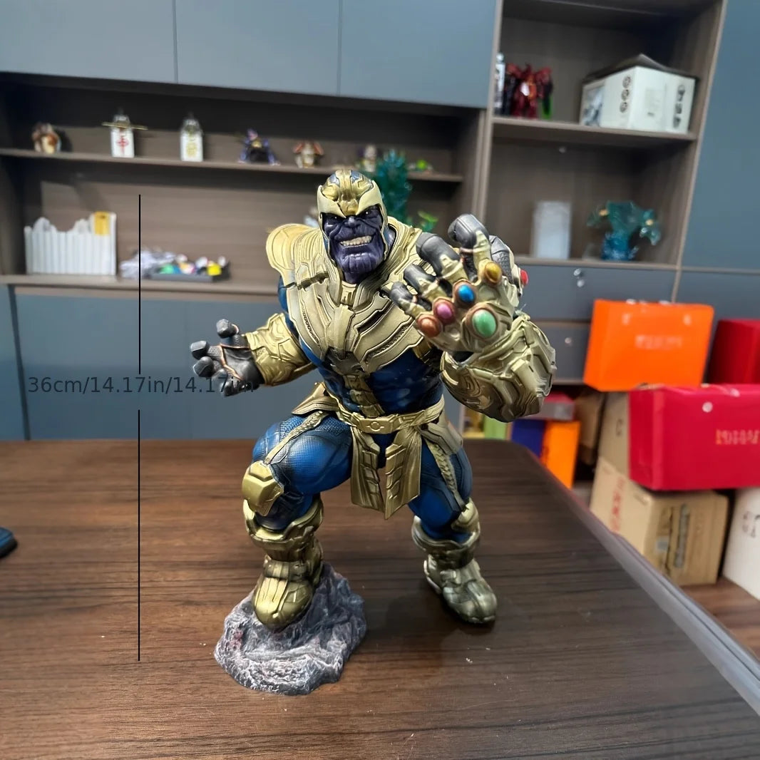 Creative Production of a 36cm Tall Thanos Avengers Four Marvel Figurine Model