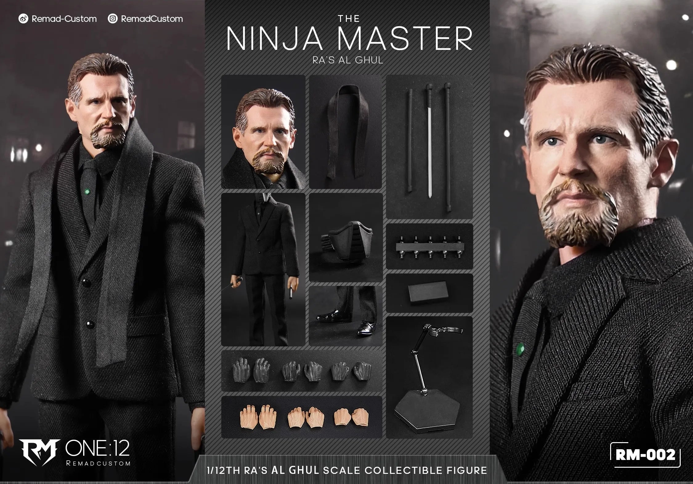 Remad Custom RM-002 1/12 Soldier Ninja Master Full Set 6'' Action Figure Model Toy In Stock