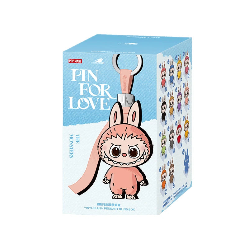 POPMART Labubu The Monsters Pin For Love Series Blind Box Original Labubu Toy Kawaii Anime Action Figure Mystery Box Girls Gifts