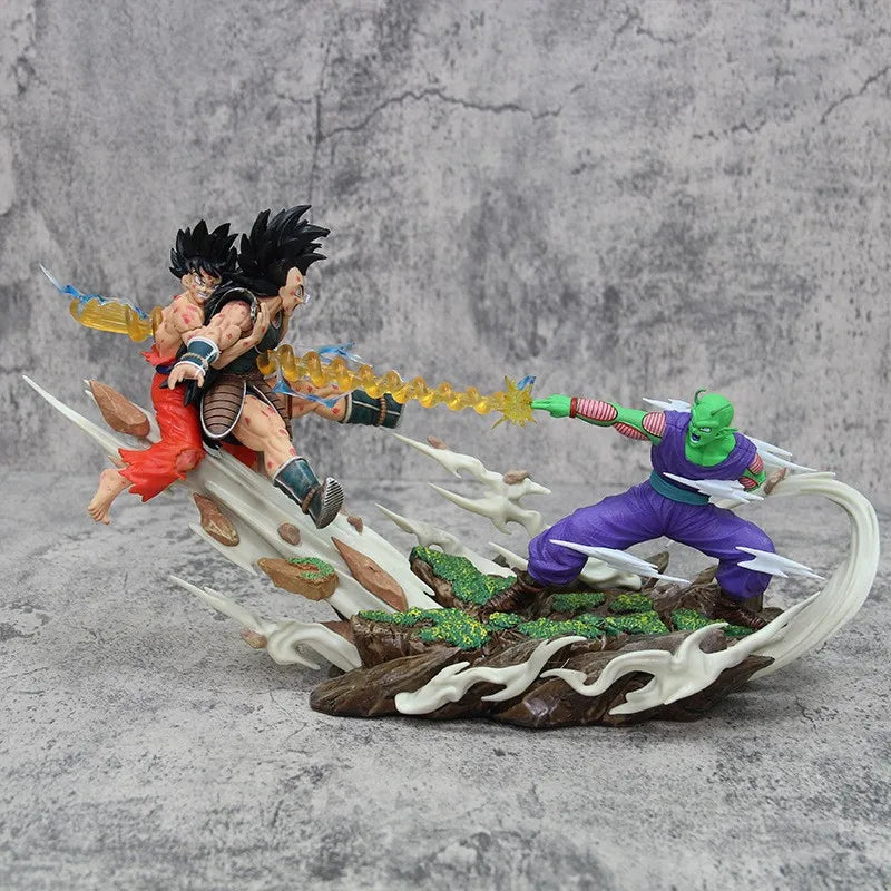 Dragon Ball Anime Figure Piccolo VS Son Goku Bardock Figurine Makankosappo Statue Desk Decoration Collection Birthday Gifts Kids