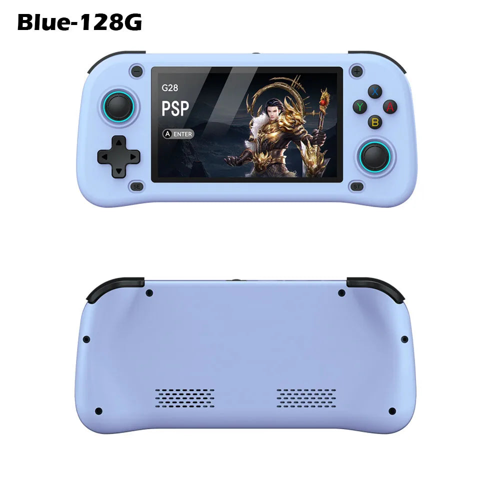 NEW G28 Retro Handheld Game Console Joystick 4.3 Inch HD IPS Screen Portable Pocket Video Player R36s 64GB 128GB Games Kid Gift