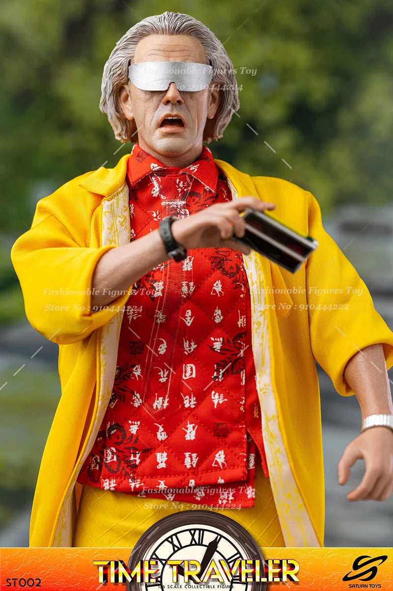 Saturn Toys ST002 1/6 Men Soldier Time Traveler Crazy Scientist Full Set 12Inch Action Figure Model Collectible Dolls