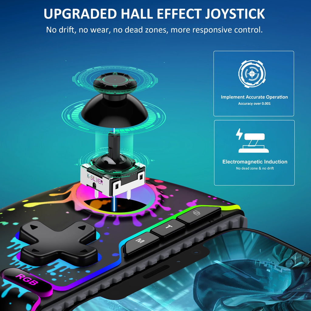 BEBONCOOL MC302 Gamepad Type-C Mobile Phone Controller Hall Effect Stretching Handle Joystick Android Ps Cloud Game Customized