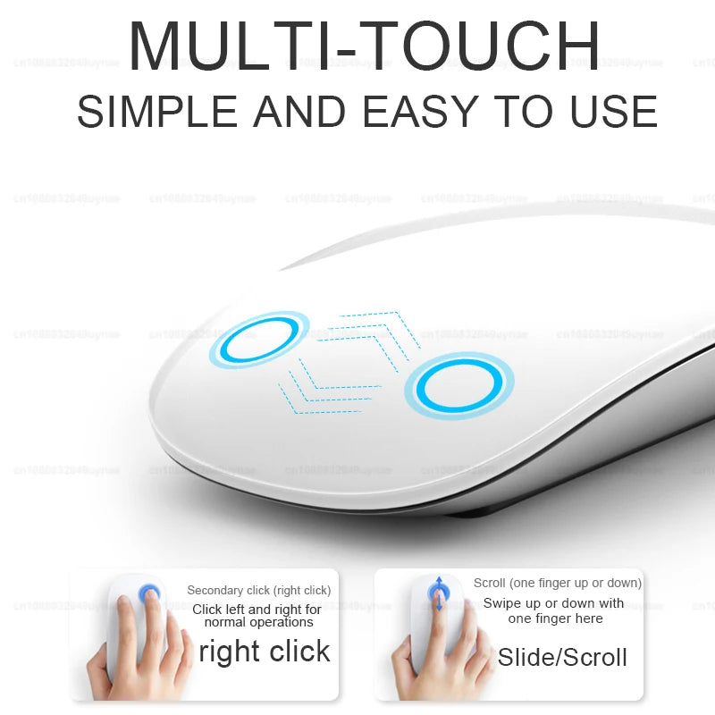 Original Wireless Magic Mouse For Apple Macbook Pro Air Microsoft Laptop Mac Tablet PC iPad Bluetooth 5.0 Ultra-thin Touch Mouse