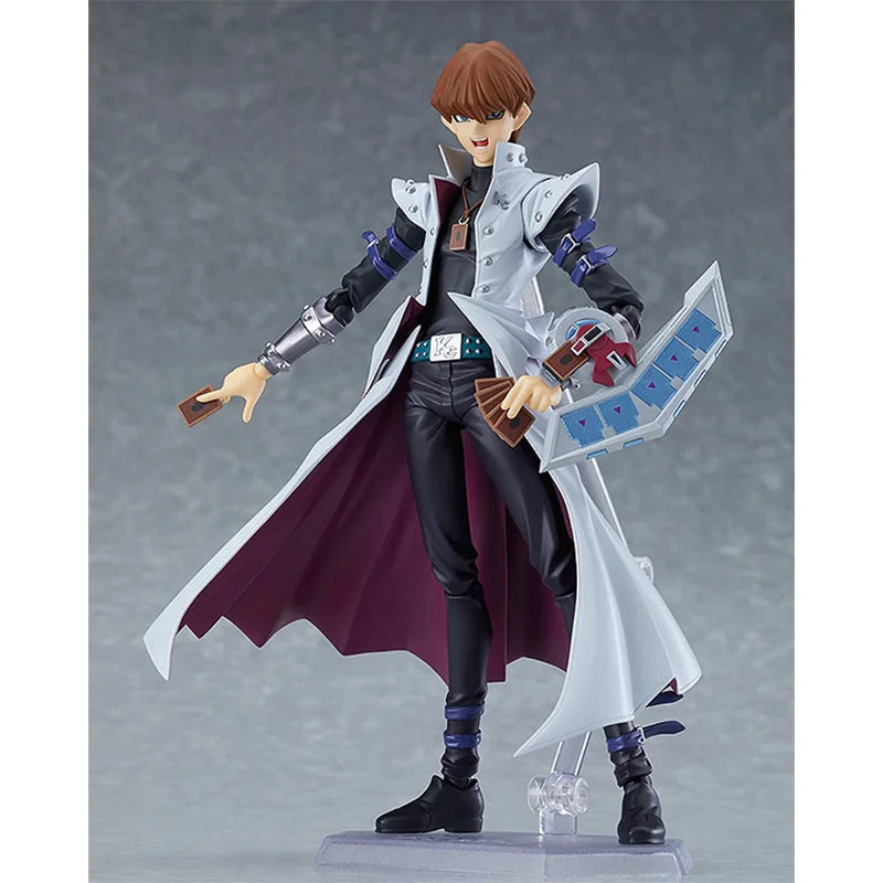 100% Original Figma 372 Yu Gi Oh Duel Monsters Seto Kaiba In Stock Anime Action Collection Figures Model Toys