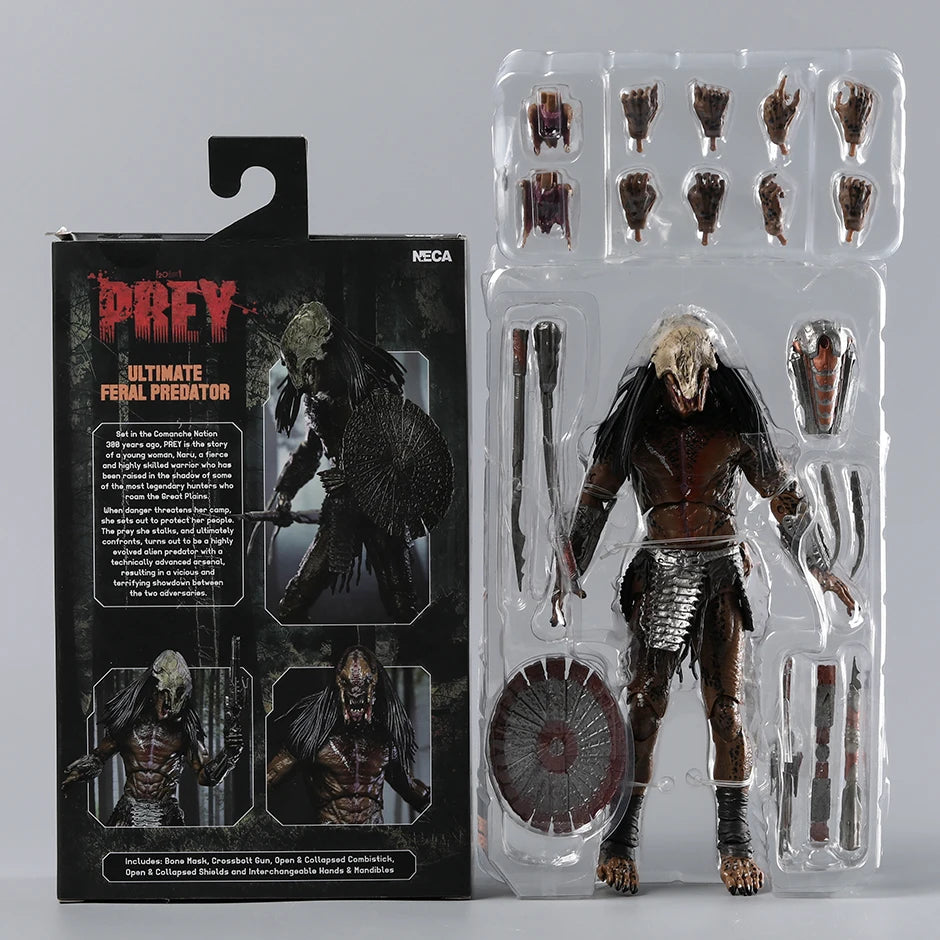 NECA Prey Ultimate Feral Predator Collection Action Figure Toy Decoration Model