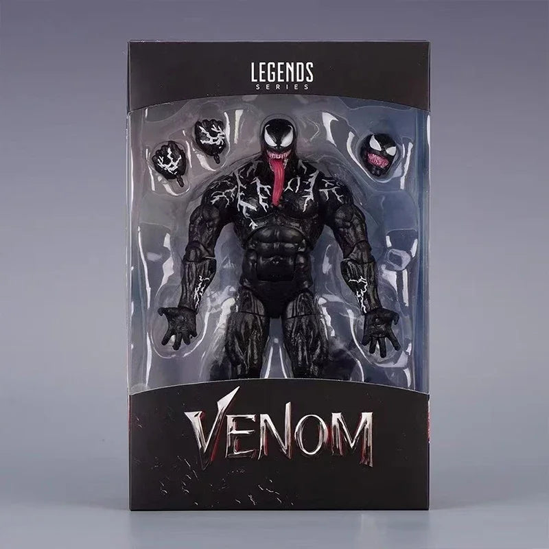 Marvel Venom Shf Legends Action Figure Joint Movable Toys Statue Model Collectible 7-Inch Ultra Mobile Handle Model Gift