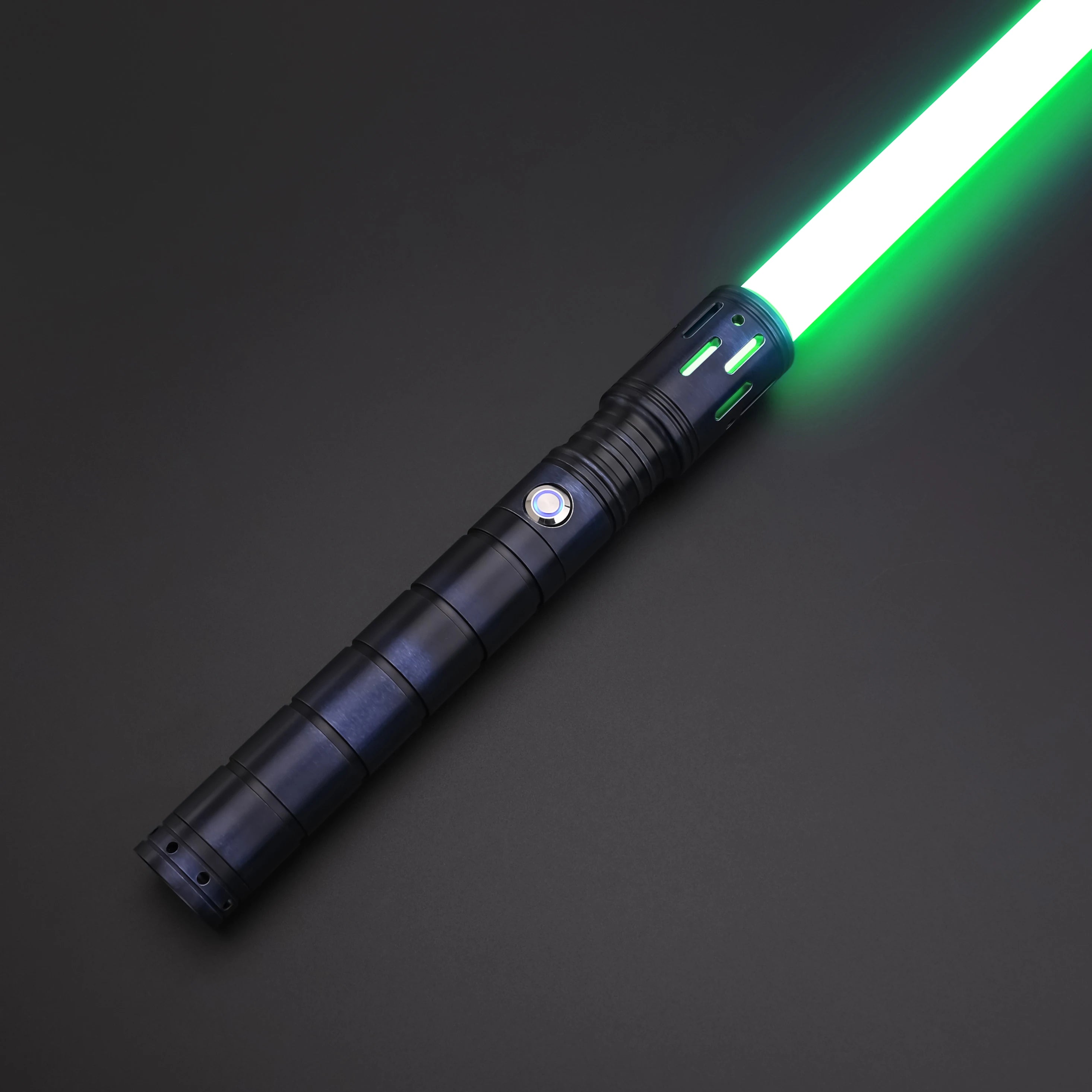 TXQSABER Heavy Dueling RGB / Neo Pixel Smooth Lightsaber Colors Changing Metal Hilt Lock up Blaster Laser Jedi Sword Kids Toys
