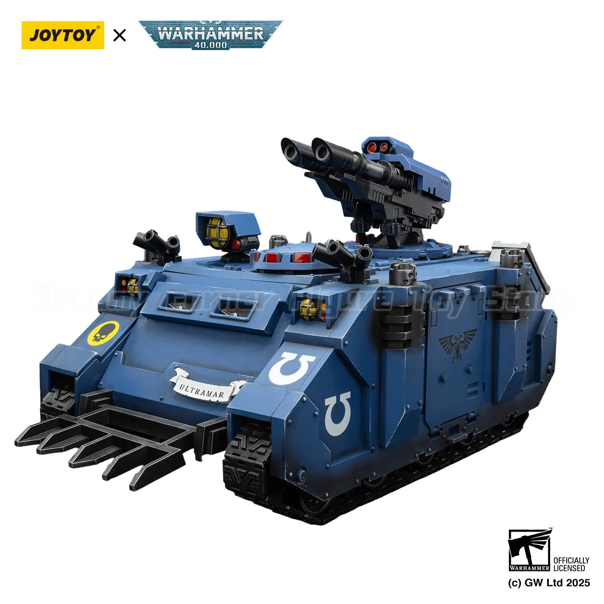 【24 Hours Delivery】JOYTOY Warhammer 40K Ultramarines Razorback with Twin Lascannon 1/18Anime Figure Model