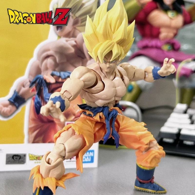 In Stock Anime Shf Dragon Ball Z Son Goku Legendary Action Figure Pvc Movable Collection Anime Super Kakarotto Figurine Models