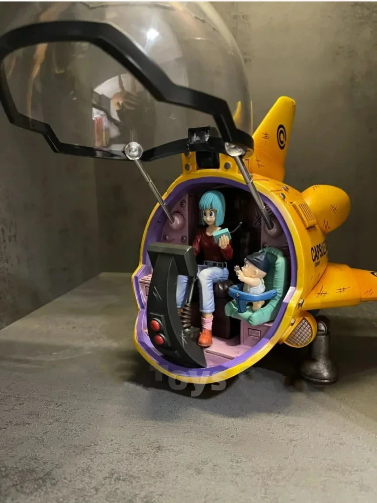 Bulma 991 Original Dragon Ball Shf Spaceship Gk Figure Model Collectible Toys Action Figurine Doll Children Birthday Gifts