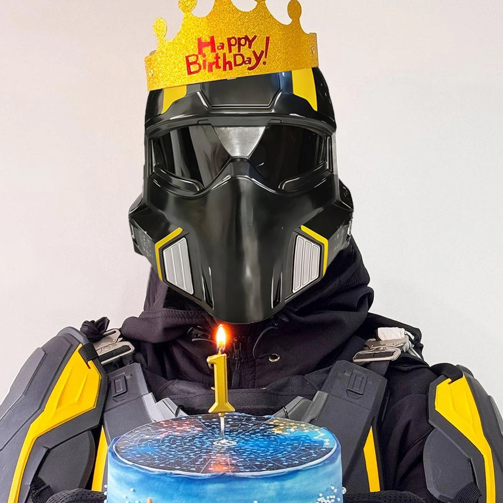IN STOCK hell-divers 2 Helmet Wearable Mask COS Party Prop Toy B-01 Tactical Helmet Halloween Cosplay Masks Toys Birthday Gift
