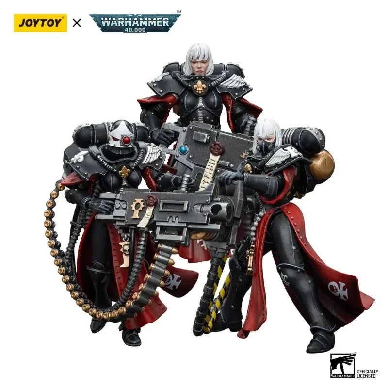 【In Stock】JOYTOY  40k 1/18 Action Figures Anime 10.7cm Adepta Sororitas Retributor with Heavy Flamer Collection Model Toys