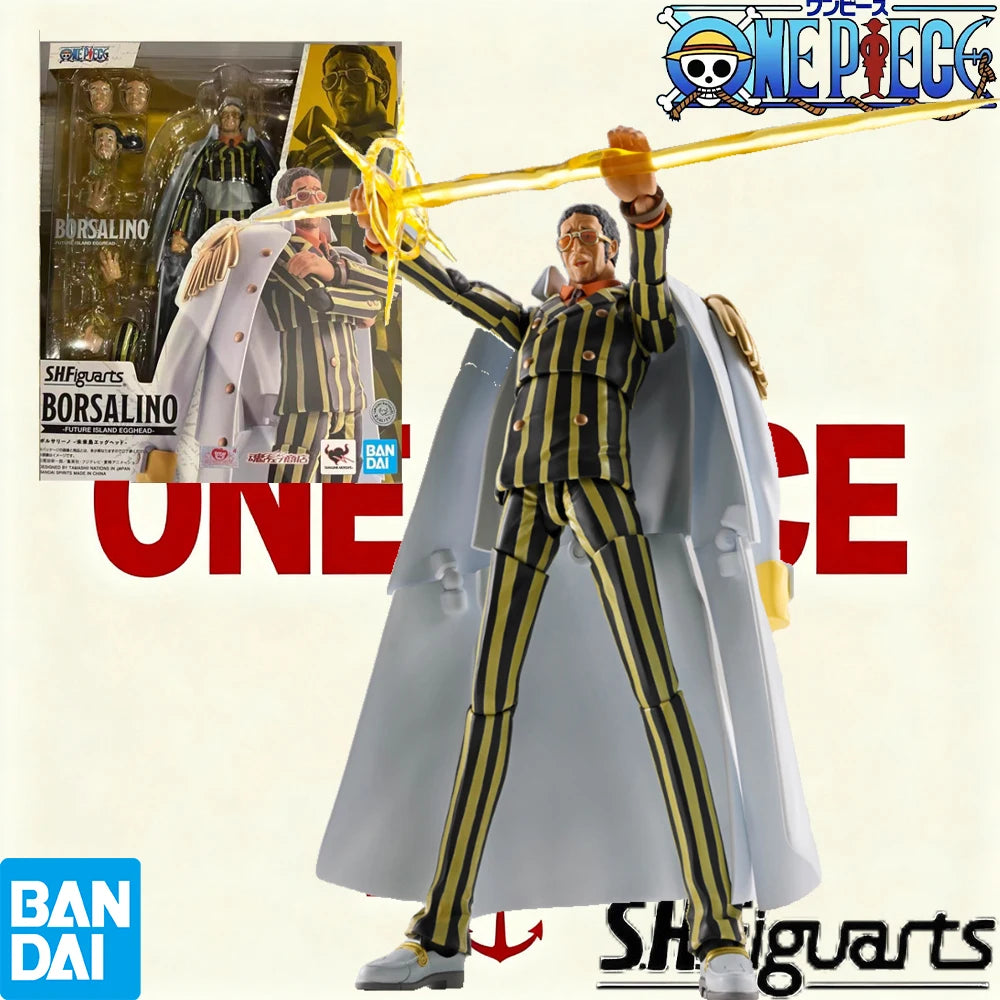 100% Authentic In Stock Bandai S.H.Figuarts One Piece Egghead Island: Kizaru & Monkey D. Luffy Gear 5 Action Figure Model Toy