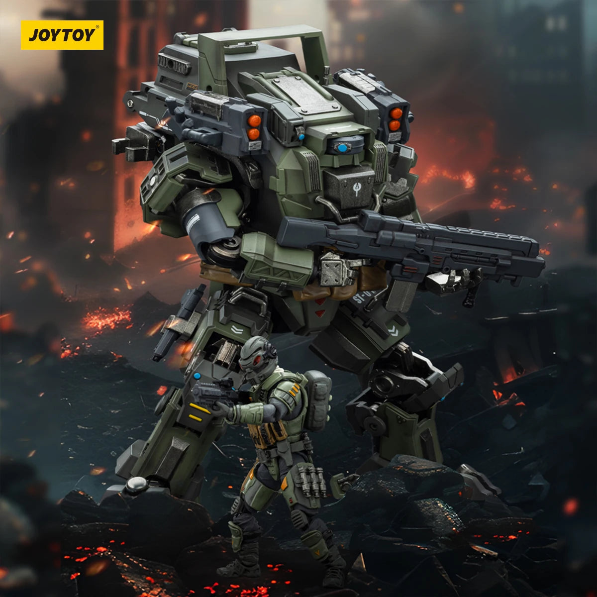 JOYTOY Dark Source 1/25 Action Figure APOC Series Bedrock Mecha Anime figures Toys