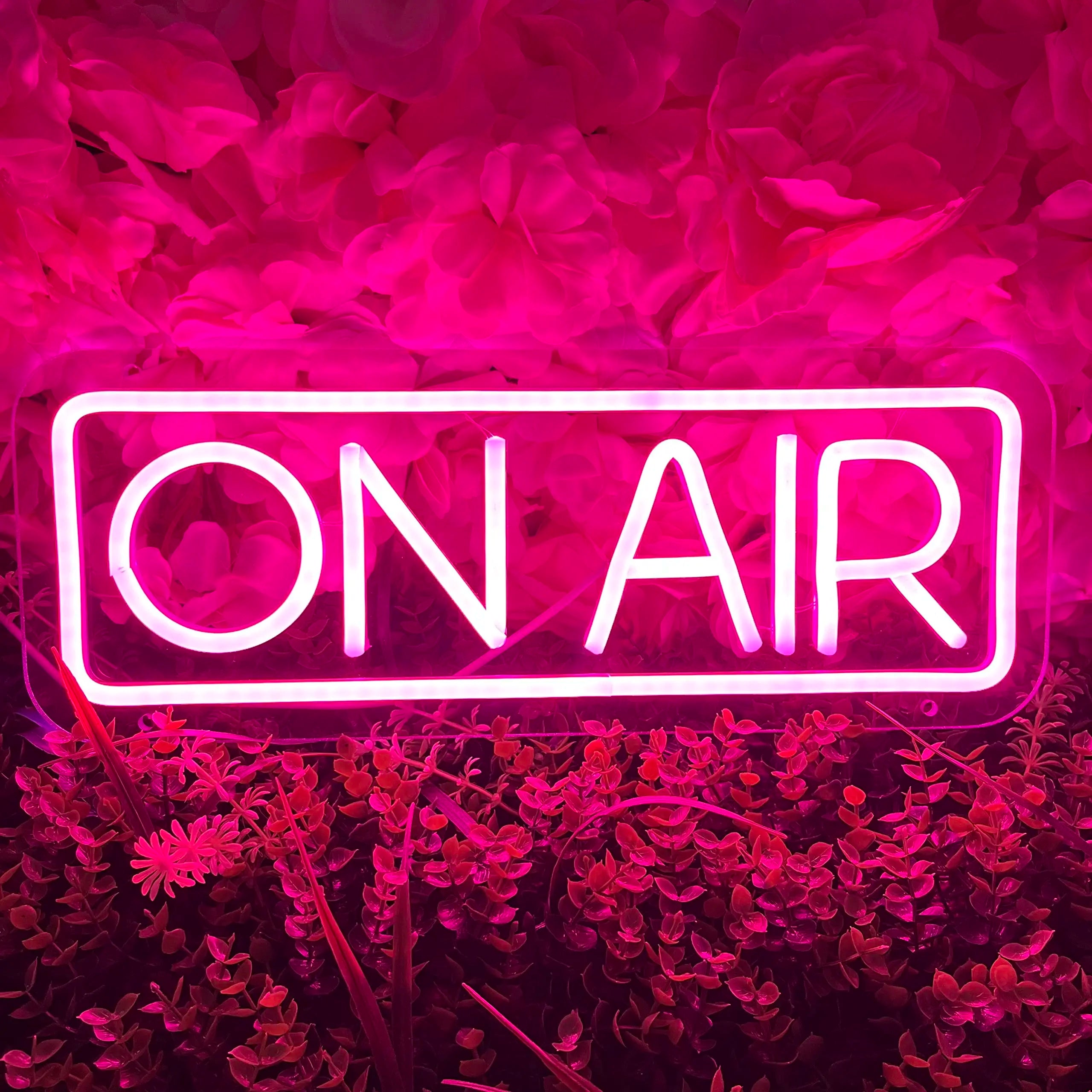 Live On Air Neon Sign Led Neon Signs Wall Decor Live On Air Lights Boys Room Game Room Decor Decor Studio Office Decoration Gift