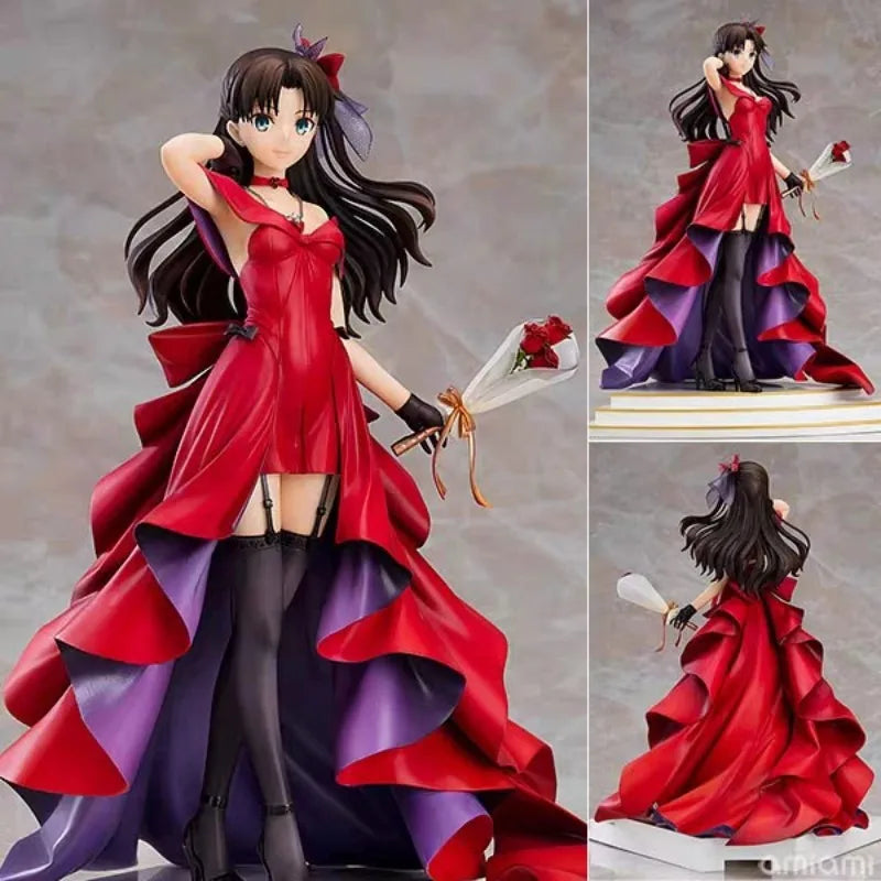 In stock Genuine GSC FGO Saber Matou Sakura Tohsaka Rin dress VER.PVC Action Anime Figure Model Toys Figure Collection Doll Gift