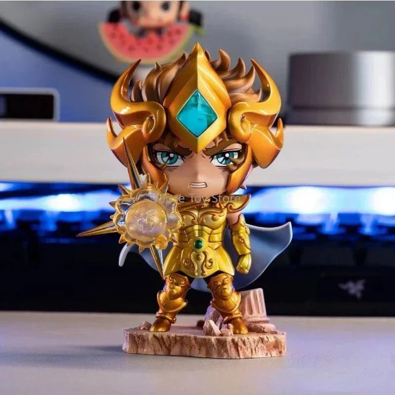 FOC GK Mini Saint Seiya Myth Cloth BOX Knights of The Zodiac 12 Constellation Box Gift Action Figure Model Toy Resin Q Statue